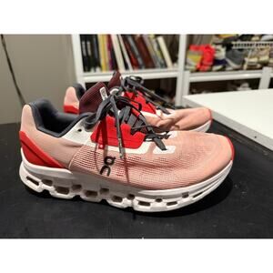 On Cloudstratus Rose Red Womens size 8.5